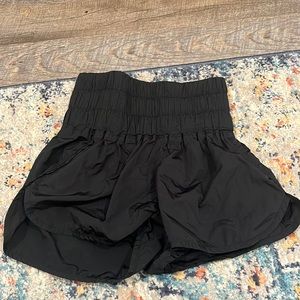 black high waisted free people shorts